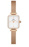 Watch Daniel Wellington Woman QUADRO MINI EVERGOLD BLUSH in Steel DW00100731 - DW00100731